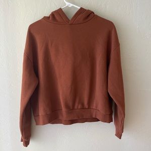 h&m cropped rudolph hoodie